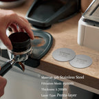Espresso Puck Screen - Lower Shower Screen Compatible With Espresso Portafilter Filter Basket, Reusable1.7mm Thickness,150μm, 316 Stainless Steel (2 PACK, 51MM)