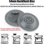 2Pack 54mm Espresso Backflush Cleaning Disc for Breville BES870XL/878/880/810BSS/840XL Machines,Professional Coffee Machine Accessories with Durable Silicone Compatible with Cleaning Tablets