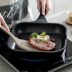 Silicone Kitchen Cooking Utensils Set: MOACC Heat Resistant 13inch Long Kitchen Gadgets, BPA Free Non Stick Rubber Cook Accessories For Food Prep, Frying, Serving, Basting (Light Grey)