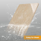 Marble Cutting Board For Kitchen, Large Marble Slab Pastry Board With Non-Slip Feet For Baking, Cheese, Charcuterie, Chocolate, 16x20 Inch, Pack Of 1 Piece