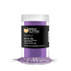 Purple BREW GLITTER Edible Glitter For Drinks, Cocktails, Beer, Garnish Glitter & Beverages | KOSHER & HALAL Certified | 100% Edible & Food Grade | Vegan, Gluten, Nut Free (25g, Purple)