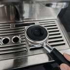 2 PCS 58 mm Backflush Cleaning Disc for Breville Espresso Machine, silicone Disc for Breville Espresso Machine Part BES980XL BES920XL BES900XL BES990 Black