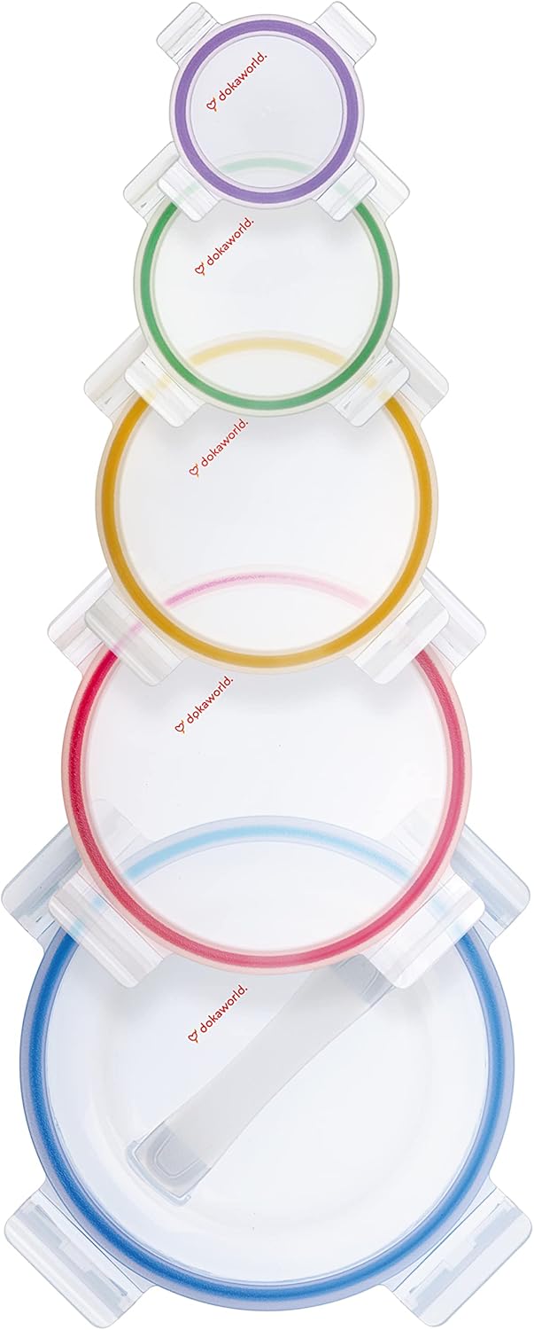 Glass Mixing Bowls Lids - (Bowls Not Included) Lids are compatible with all Glass Mixing Bowls Set