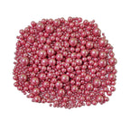 Edible Rose Gold Sugar Pearls Candy Sprinkles 120G/ 4.23Ounce Baking Cake Sprinkles Cupcake and Cake Topper Cookie Decorations Wedding Party Valentines Halloween Christmas Supplies