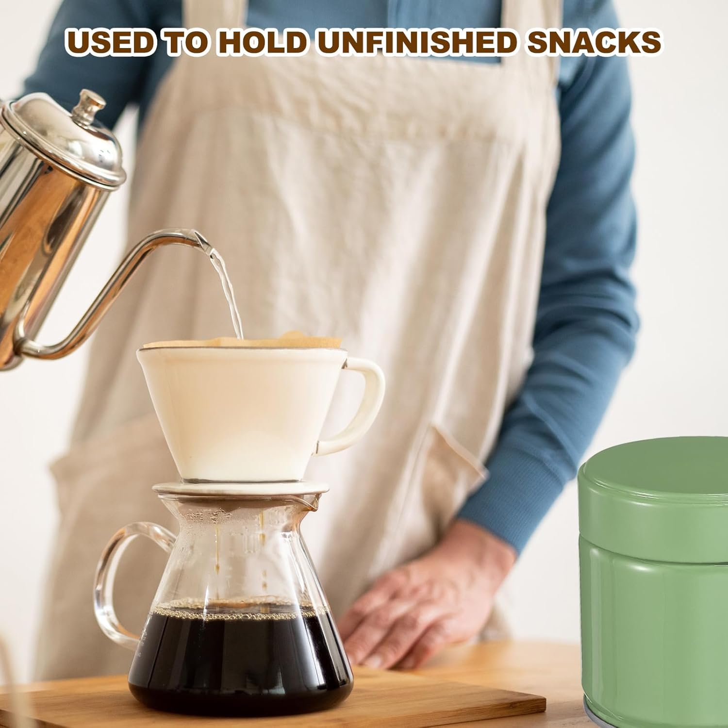 uxcell 2Pcs Round Tea Canisters, 3" x 3" Airtight Metal Tea Containers for Loose Tea, Coffee Beans, Spices - Durable, Compact, and Stylish Storage Tea Tin (Silver Green)