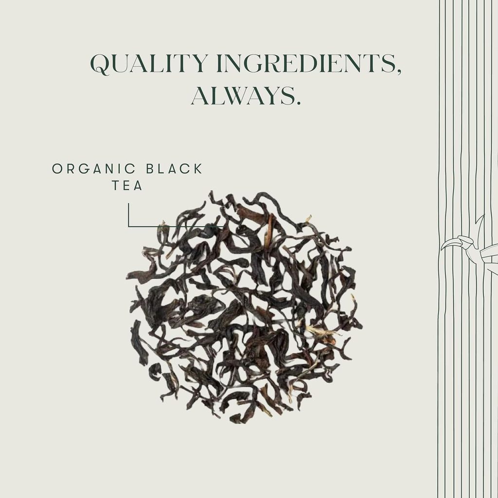 Luxmi Estates - Queen of the Hills - Organic Black Tea - Loose Leaf - 100g (50 Cups) | Freshly Harvested Organic Makaibari Darjeeling Tea | Best Natural Flavor Tea The World Has To Offer