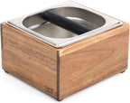 Knock Box | Large Capacity Espresso Knock Box | Non-Slip Base Knock Box Espresso | Coffee Knock Box | Shock Absorbant Espresso Knock Box and tamp station | Knock box for espresso coffee grounds