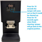 Electronic Automatic Coffee Tamper Machine - Precision Press for Perfect Espresso for Home & Commercial. Adjustable Pressure, Multi-Tamp, Hands Free Operation, Height Adjustable for Wide Range (Black)