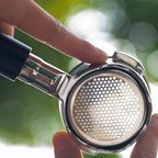 IKAPE 54MM Bottomless Naked Portafilter for Breville BES870/880 & Solis – Includes 18g Basket (Bambino Plus Not Supported)