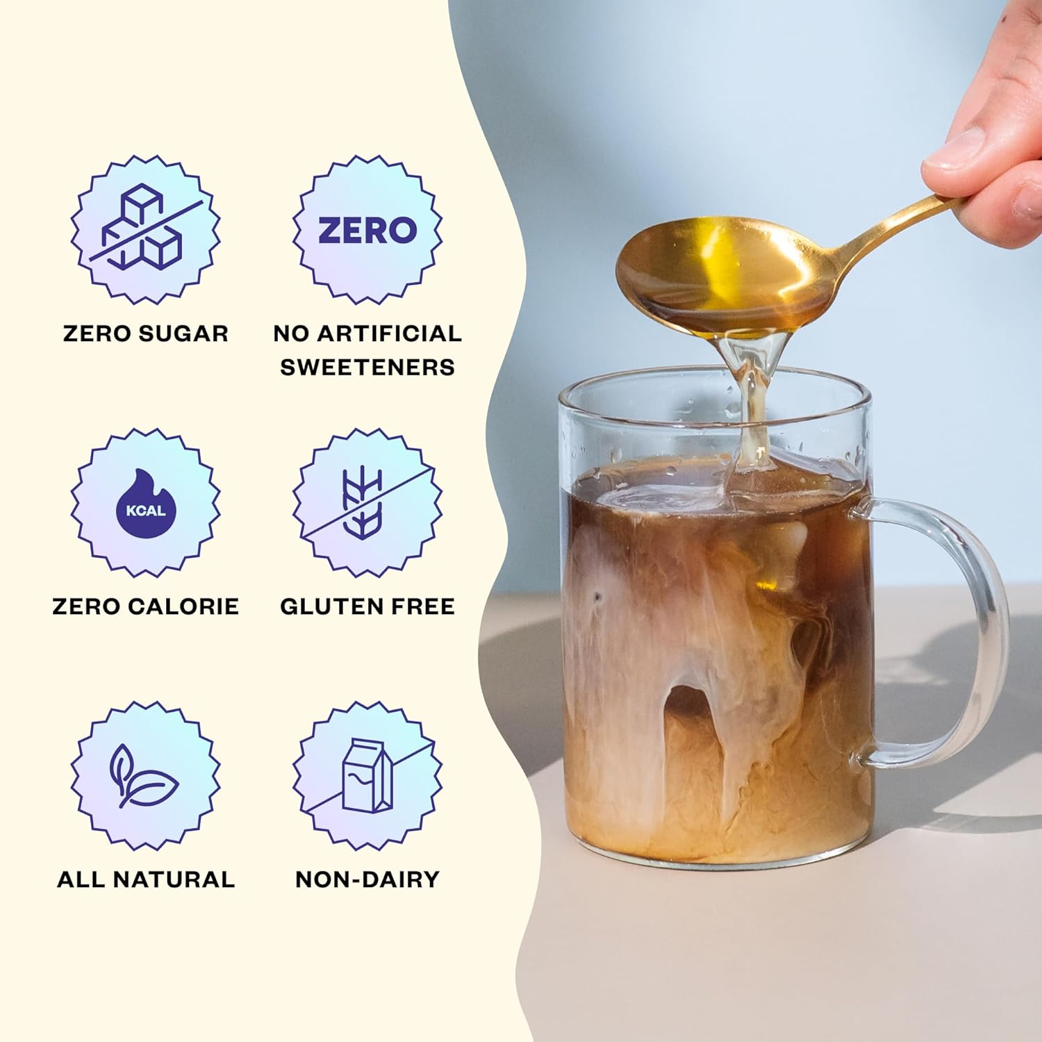 Javvy Coffee Syrup - Zero Sugar, Zero Calorie, Coffee Flavoring Syrup, Coffee Bar Accessories - Great for Flavoring All Types of Drinks – Caramel