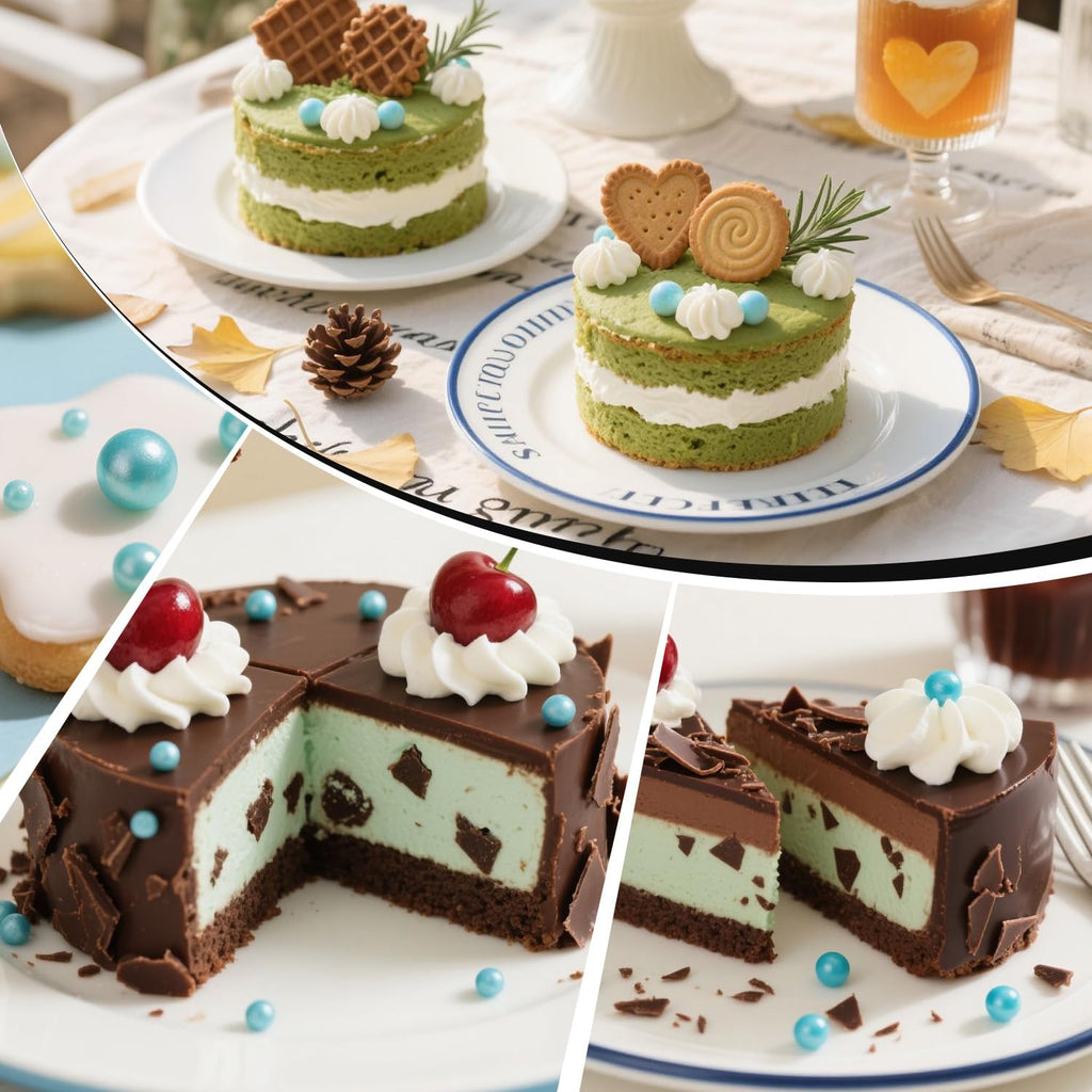 Blue Pearl Sprinkles for Cake Decorating, Edible Baking Candy, 150g/5.29oz Mix Size, Cake Topper Decorations, Cupcake, Ice cream for Kid's Birthday Christmas Party Valentine's Day