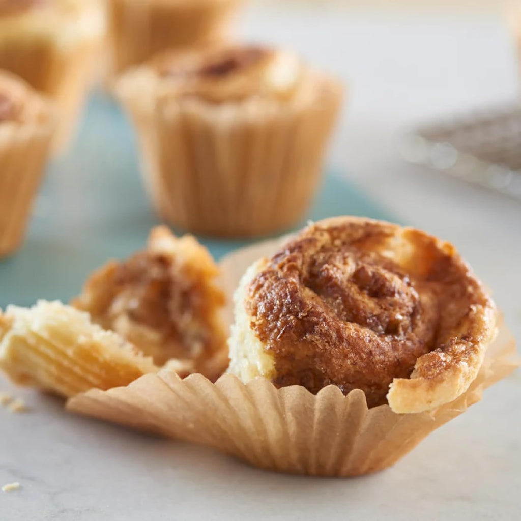 Mini Parchment Baking Cups - Easy Release, Non-Stick Paper - 90 Count