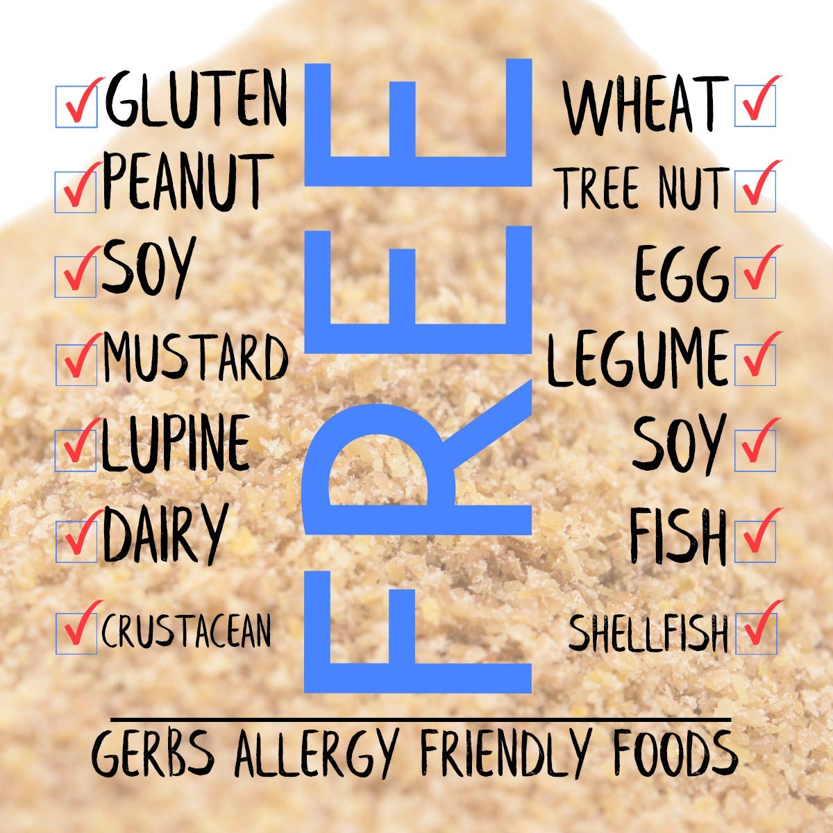 Ground Raw Flax Seed Meal by Gerbs - 4 LBS - Top 11 Food Allergen Free & Non GMO - Vegan & Kosher – Premium Full Oil Content Flax Protein Powder