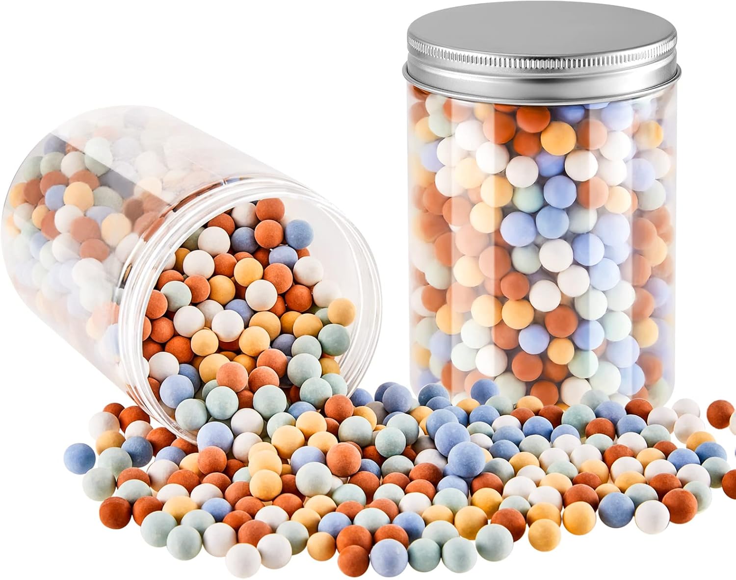 Tessco Pie Weights for Blind Baking, 3.2 lb Ceramic Pie Weights Beads to The Rim Crust Reusable Ceramic Stoneware with Plastic Container(Cute Colors)