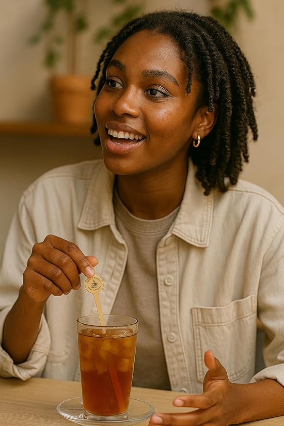 Coffee Stir Sticks 100-Pack (5.9”) – Premium Eco-Friendly, Compostable & Disposable Wooden Stirrers with Round Ends for Hot & Iced Coffee, Tea, Bars, Cafés & Offices