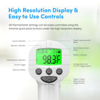 Medical Grade FSA-HSA Eligible Heavy Duty Touchless Infrared Forehead Thermometer, for Adults & Baby Digital Thermometer Gun, 1s Instant Results