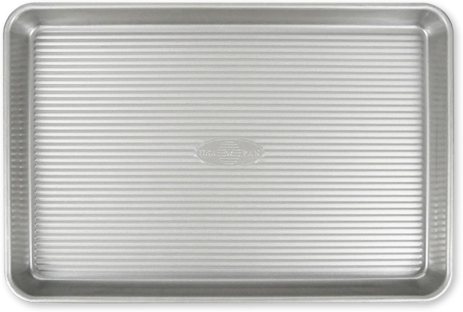 USA Pan Bakeware Nonstick Jelly Roll Baking Sheet Pan, Aluminized Steel