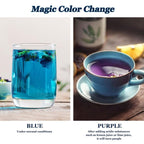 SXETBEAN Butterfly Pea Flower Powder | 3.5oz/100g Blue Food Coloring Powder | Butterfly Pea Powder for Cocktail, Smoothies, Baking | No Add Sugar