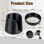 Coffee Tamper Base for Ninja Luxe Cafe Espresso ES601, Portafilter Holder Tamp Station and Coffee Powder Dosing Rings Funnel for Ninja Cafe Accessories, Sturdy Non-slip for Home Espresso Coffee