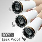 20 oz Skinny Tumblers Bulk 8 Pack, Stainless Steel Insulated Tumbler with Lids and Straws, Slim Double Wall Powder Coated Travel Coffee Mugs Reusable Cup for Hot Cold Drinks (White,8 pack)