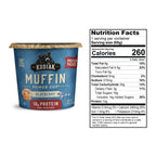 Kodiak Cakes Minute Muffins, Mountain Blueberry, 2.29 Ounce (Pack of 12) (Packaging May Vary)