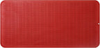 Silicone Dish Drying Mat for Multiple Usage,Easy clean,Eco-friendly,Heat-resistant Silicone Mat for Kitchen Counter or Sink,Refrigerator or Drawer Liner Red 5XL 36inches x 18inches