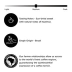 Peet’s Coffee Brazil Minas Naturais K-Cup Coffee Pods for Keurig Brewers, Medium Roast, 10 Pods