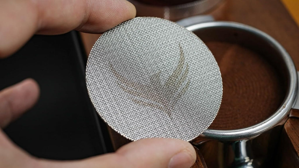 Walnut Espresso Accessories Set 58mm for Gaggia Bottomless Portafilter, Calibrated Tamper, Distribution Tool, Wdt, Dosing Cone and Puck Screen