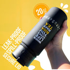 YUMBUCHA Boba Kit Set - DIY Bubble Tea - 20 Drinks - Reusable Stainless Steel Flask & Straw, Brown Sugar Tapioca Pearls - Exquisite Loose Leaf Teabags - Strawberry Oolong and White Peach Oolong Tea