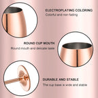 Shot Glasses, 2 oz Shot Glass Set, Stainless Steel Shot Glasses, Mini Wine Glass Perfect for Tasting Brandy,Suitable for family dinner party, party supplies, bar tools, gifts(set of 2)