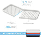 EG-SIPRO Kitchen Sink Organizer Tray,Sponge Holder for Kitchen Sink Bathroom Counter Tray Sponge Caddy Silicone Soap Holder for Soap dispenser, Bottle, Dishwashing Accessories(2-pack)