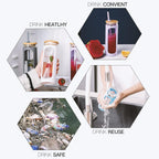 Kodrine 20oz Glass Tumbler with Straw and Lid, Bamboo Lids Water Bottle, Reusable Iced Coffee Cups, Wide Mouth Smoothie Cup with Protective Silicone Sleeve BPA FREE-White+Black-2pack