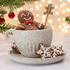 30 Pcs Christmas Drink Stirrers Xmas Stir Stick Holiday Coffee Swizzle Stick Reusable Plastic Hot Cocoa Bar Chocolate Decoration Cocktail Mixer(Gingerbread Man,Cute Color)