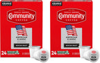Community Coffee American Classic 24 Count Coffee Pods, Medium Roast, Compatible with Keurig 2.0 K-Cup Brewers, 24 Count (Pack of 2)