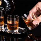 KAMMAK Shot Glasses Set of 2, 60ml/2oz Clear Espresso Shot Glass with Heavy Base for Bar Restaurants Home, Small Whiskey Shot Glass for Vodka, Whiskey, Tequila, Spirits & Liquors