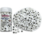 10mm Small Candy Eyes for Decorating Edible Candy Eyes Eyeballs Halloween Sprinkles for Cake Decorations, Baking, Ice Cream, Cookies, Cupcake Topper 3OZ