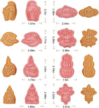 8 Pcs Halloween Cookie Cutters Set Baking Molds 3D Halloween Press type Cookie Cutter for Baking, Fondant, Cheese, and Pastries