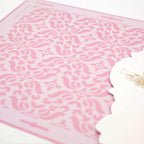 Cake Decorating Stencil for Tall Buttercream Cake, Royal Icing, Ganache, Paint, Airbrush (Lorna)