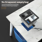 Bottomless Coffee Knock Box, Stainless Steel Espresso Knock Box Chute for Coffee Grounds, Counter Mounted Knock Box, Open Bottom Countertop Knock Box for Commercial Coffee Shop Office Home