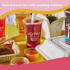 Joyba Bubble Tea Strawberry Lemonade Green Tea, 4 Pack, 12 fl. oz. Cups