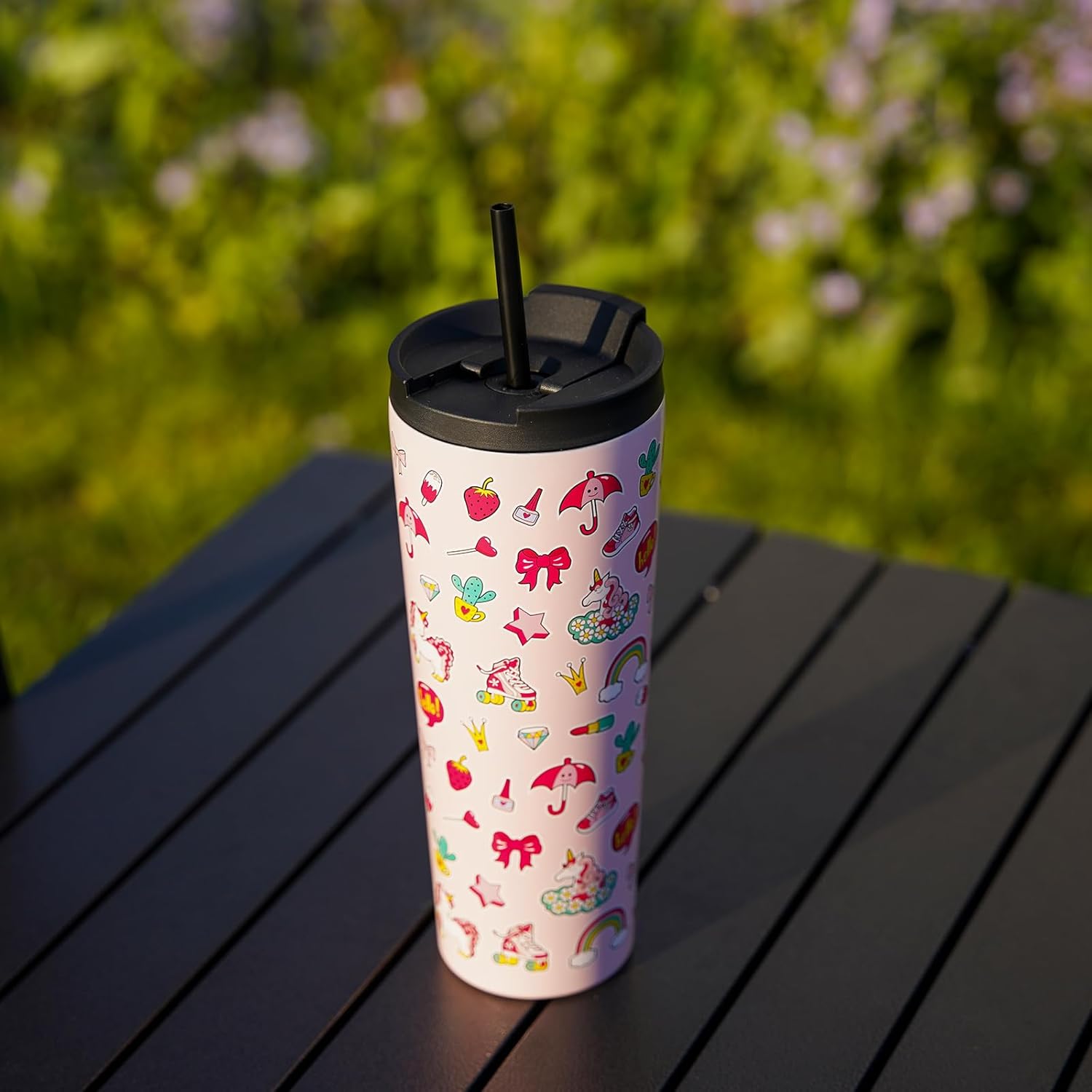 BJPKPK 26oz Stainless Steel Insulated Tumbler With lid And Straw Travel Coffee Thermal Tumblers Cup For Women And Men,Game