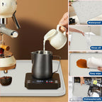 Silicone Coffee Mat - Removable Bar Mat with Concave and Convex Design, Leak-Proof and Non-Slip, Suitable for Use Under the Coffee Machine to Keep the Countertop Clean (White19"x12")