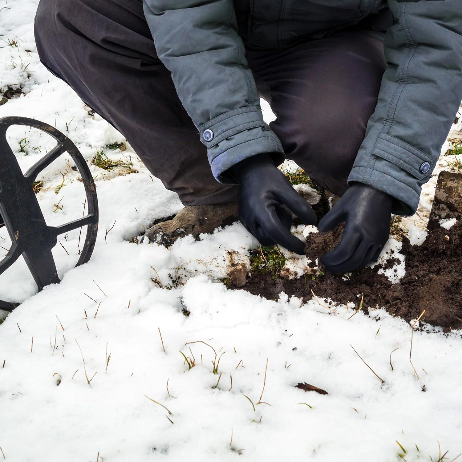 KAYGO Winter Waterproof Work Gloves for Men and Women, Thermal Insulated Freezer Rubber Coated Gloves,Super Grip,KG160, Small