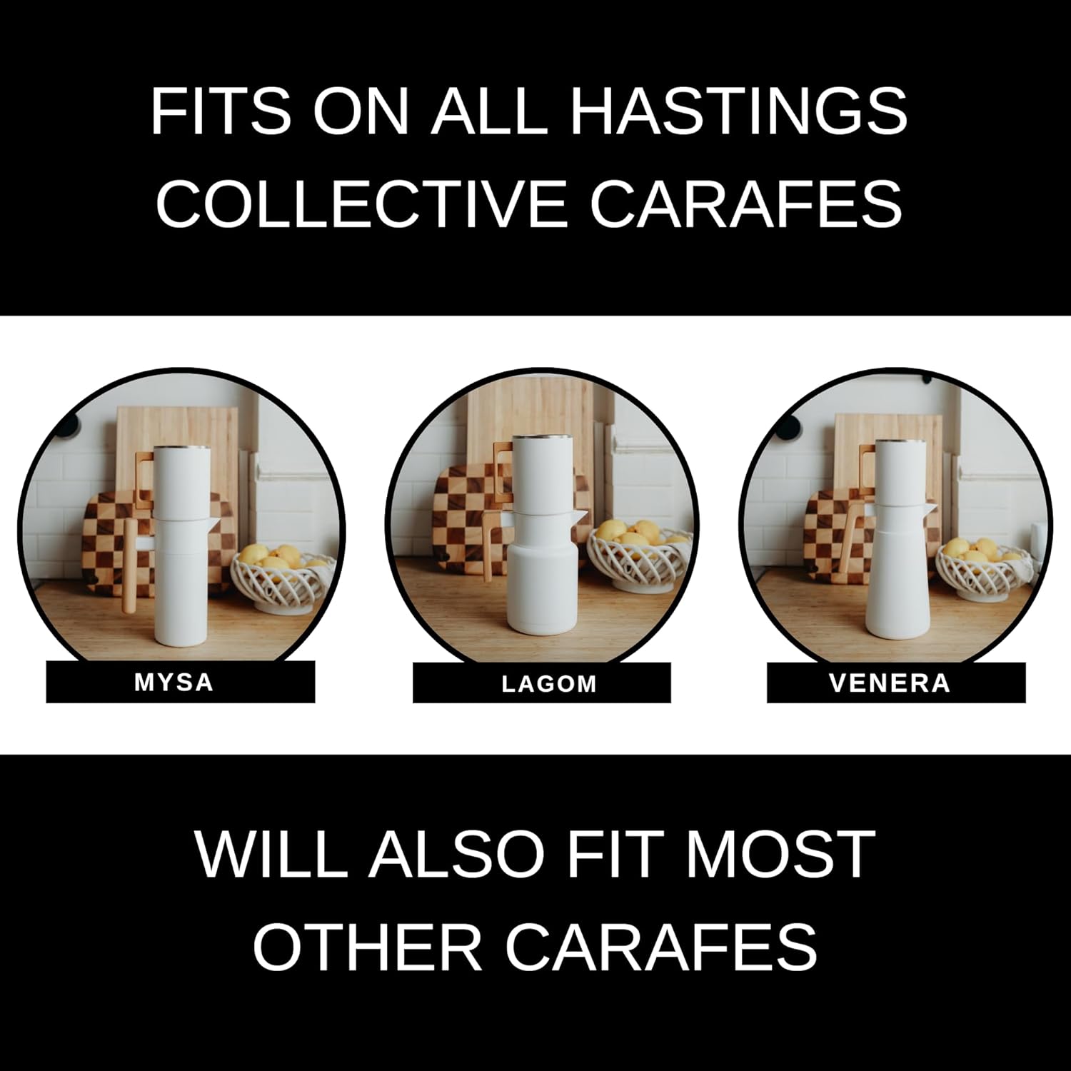 HASTINGS Pour Over Coffee Dripper - Stainless Steel Pour Over Coffee Filter, Metal Paperless Reusable Double Mesh Cone Filter with Wood Handle - Coffee Maker for Single Cup Brew up to 68 OZ (White)