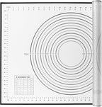 Yansumi Silicone Pastry Mat Extra Large Non-Slip Mat for Rolling Dough Pie Crust and Baking Non-Stick with Measurements (XL, 28"L x 20"W,Black)