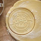 2025 Personalized Christmas Cookie Stamp Custom Merry Christmas Cookies with Your Family's Last Name Great for Baking and Holiday Decorating Ideal Gift for Bakers - Merry Christmas Cookie Stamp