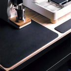 Ternal Coffee Bar & Dish Drying Mat | Rubber-Backed, Anti-Slip Absorbent Mat for Kitchen Counter | Fits Under Coffee Maker, Machine, or Dish Rack | Large Size 24"x16"