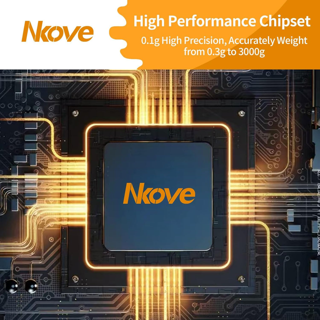 Digital Coffee Scale with Timer 3kg/0.1g High Precision Espresso Scale Tare Function for Pour Over Maker Brew