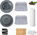 24 Pcs Espresso Cleaning Kit Includes 20 Pcs Coffee Machine Cleaning Tablets Blind Backflush Disc and Water Filter Inserts for Cafe Accessories Coffee Maker Cleaner