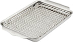 Hestan Provisions OvenBond – 9" x 12.5" Tri-ply Quarter Sheet Pan with Stainless Steel Rack